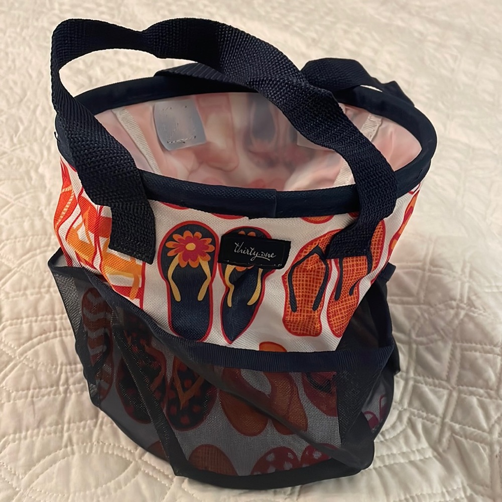 Thirty One mesh bottom tote